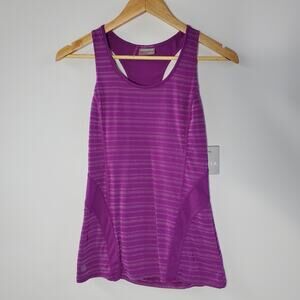 Athleta NWT Run racer purple tank top Size XS